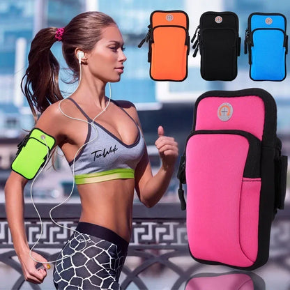 Universal 6Quot; Running Armband Phone Case Holder High Quality Phone Bag Jogging Fitness Gym Arm Band for Iphone Samsung Huawei