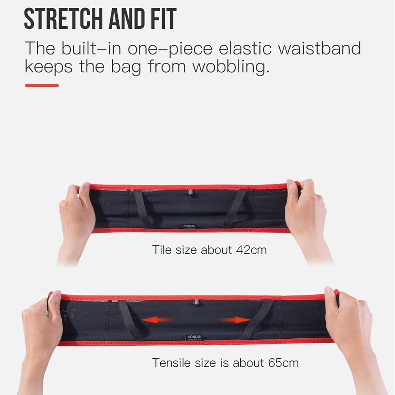 Hydration Belt Running Fanny Pack, with 250Ml Soft Water Bottle Flask Phone Holder for Trailing Running Climbing Jogging Cycling Workout Fitness 3 Colors (Black, S/M)
