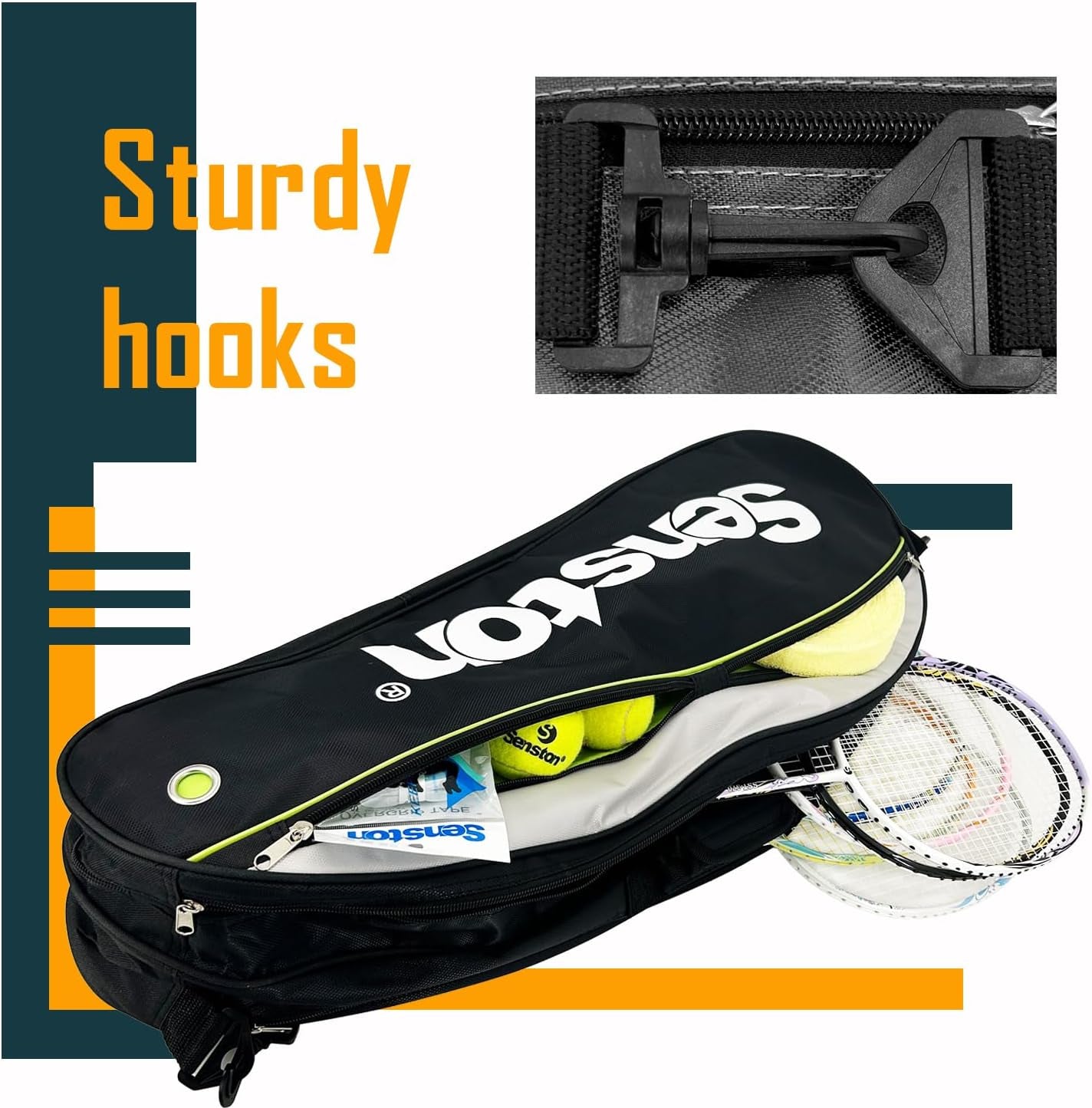 Tennis/Badminton Racket Bag,Single Shoulder Racket Bag Racquet Bag,Waterproof and Dustproof.