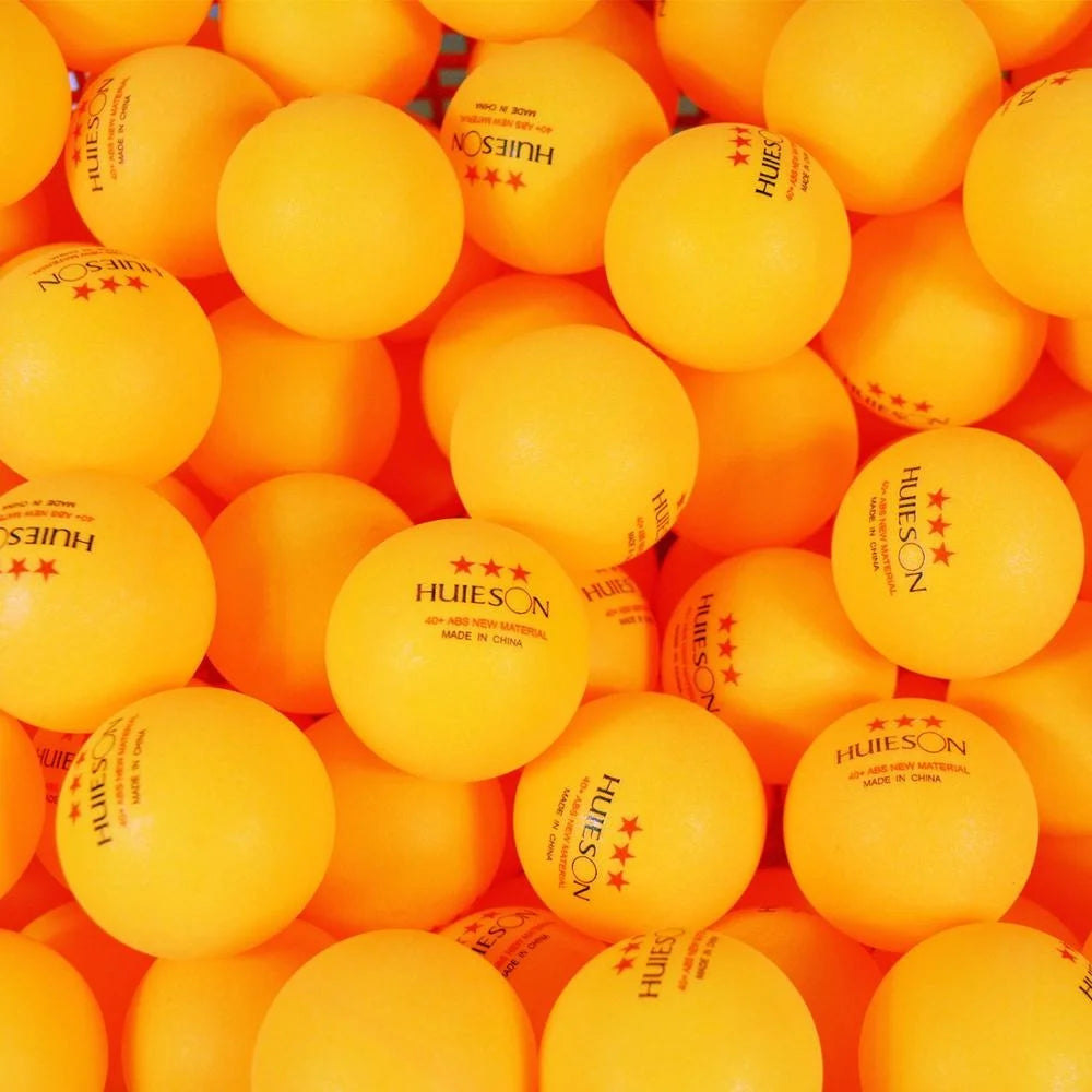 10 PCS Huieson New ABS Plastic Table Tennis Balls 3 Star 2.8G 40+Mm Ping Pong Balls for Match Training Balls