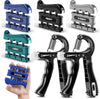 6PCS Finger Strengthener for Musicians, Climbers | Finger Exercisers Includes 10–130LB Adjustable Grip Strength Trainer,4 Hand Exerciser for Improve Dexterity in Fingers, Hands
