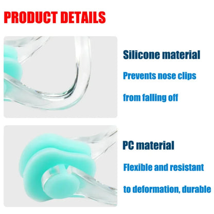 Soft Silicone Swimming Nose Clip High Quality Reusable Comfortable Diving Surfing Swim Nose Clips for Adults Children 1PCS