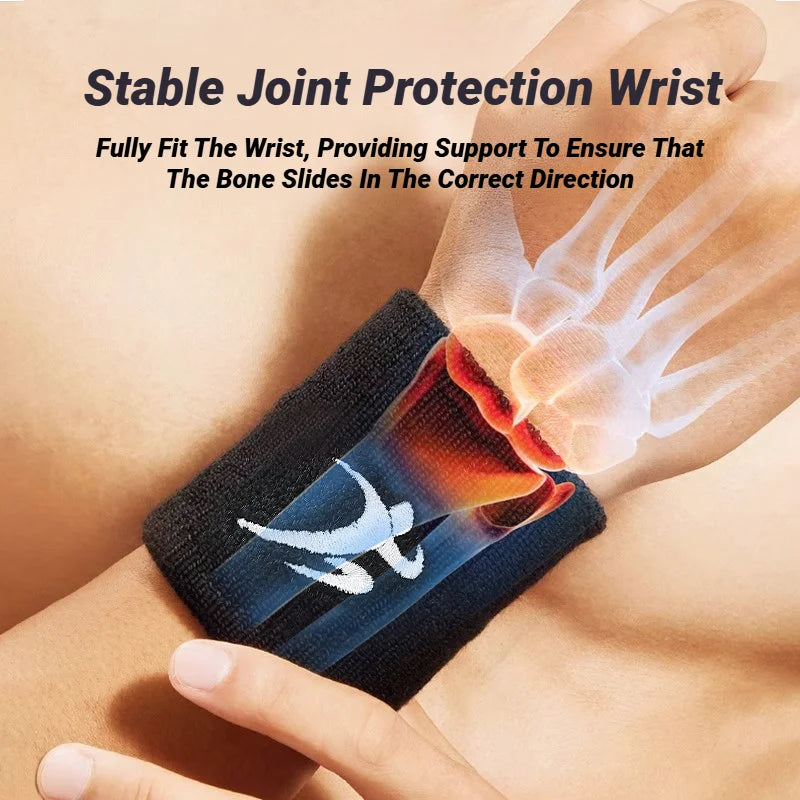 Fashion Sports Wristbands for Men and Women Running Basketball Fitness Tennis Badminton Towels Breathable Sweat Absorbing