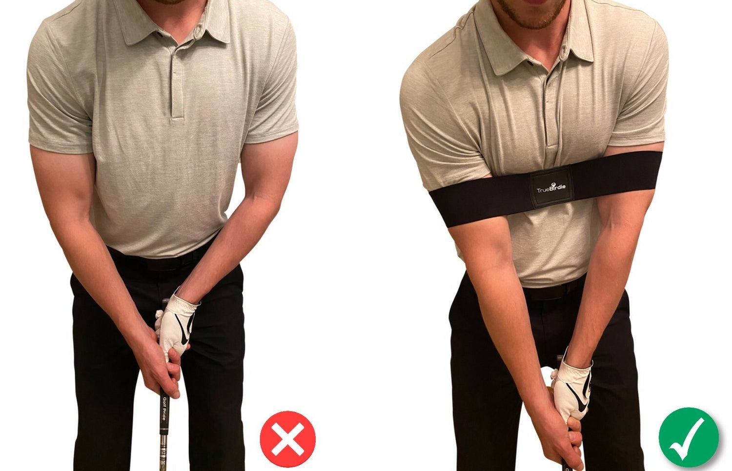 Golf Swing Trainer - Swing Correcting Arm Band - Swing Training Aid