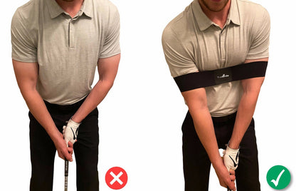 Golf Swing Trainer - Swing Correcting Arm Band - Swing Training Aid