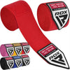 Boxing Hand Wraps 4.5M / 180 Inches – Mexican Style Semi-Elastic MMA Inner Gloves - Wrist Support for Muay Thai, Kickboxing, BJJ, Karate - Thumb Loop & Hook and Loop Closure - Cotton & Nylon Blend