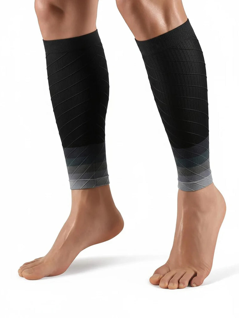 1Pair Calf Support Compression Sleeves for Women Men Running 20-30Mmhg Footless Leg Socks Outdoor Sports Marathon