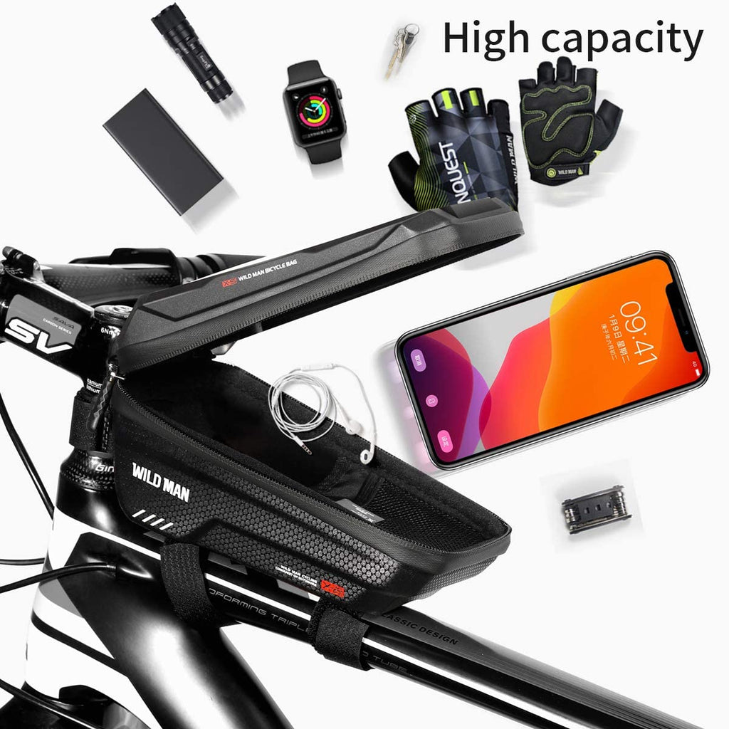 Rainproof Touch Screen Front Frame Bike Bag Top Tube for Mountain Road Bike MTB Cycling