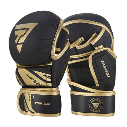 Professional MMA Boxing Gloves PU Leather MMA Fighting Martial Arts Boxing Gloves Karate Muay Thai Training Gloves Men&