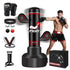Heavy Punching Bag for Adults Teens, Heavy Bags for Boxing Freestanding with Gloves, Pump and Jump Rope, Boxing Reflex Ball for Men Training Equipment MMA Fitness Home Gym