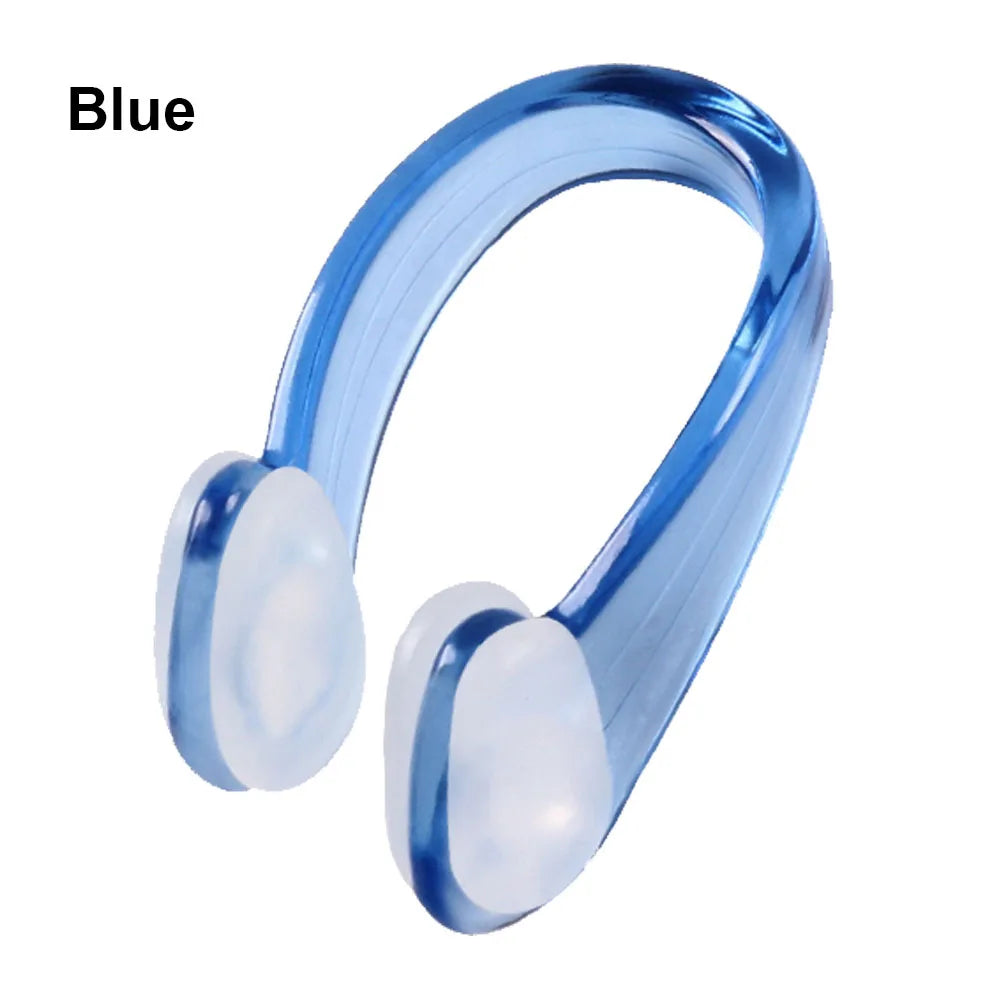 1PC Swimming Nose Clip Earplugs Suit Swim Earplugs Small Size for Adult Children Waterproof Soft Silicone Nose Clip
