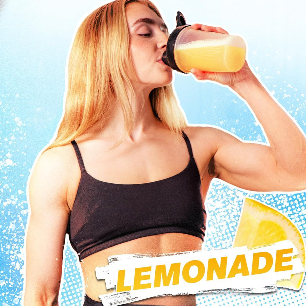Hydrasurge Electrolytes Powder Packets - Sugar Free & Naturally Sweetened Hydration Packets - Keto & Vegan Friendly, Easily Dissolves - 30 Stick Packs, Lemonade