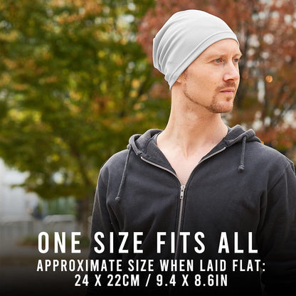 Mens &amp; Womens Running Sports Beanie, Sweat-Wicking Uv-Blocking Helmet Liner Gym Cap &amp; Cycling Hat