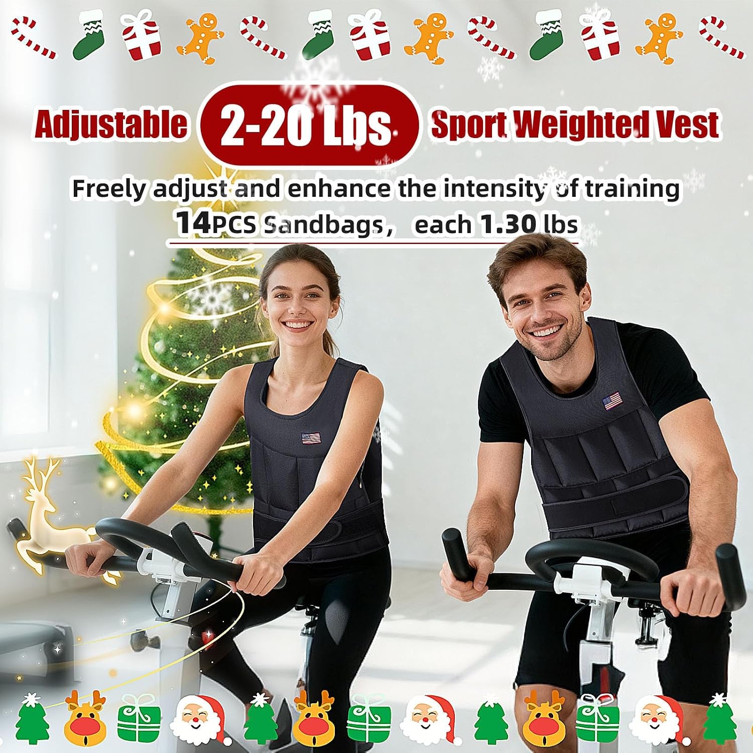 Adjustable Weighted Vest for Men Women,2-30 Lbs Adjustable Weighted Vest with Straps Womens Running Weight Vest for Walking Strength Training Fitness