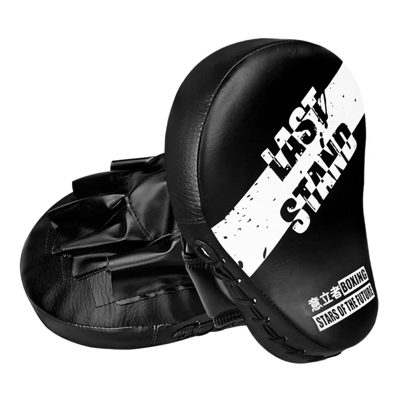 Sports Punching Mitts for Men, Women, &amp; Kids, Leather Focus Mitts for Martial Arts &amp; Boxing Training, Curved Punch Mitts for Kar