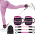 Ankle Resistance Bands with Cuffs, Ankle Bands for Working Out, Ankle Resistance