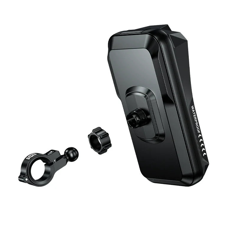 Bike Phone Handlebar Bag Holder Bike &amp; Sun-Visor Cover Handlebar Mount Base Touch-Screen Mobile Phone Waterproof Bike Bag