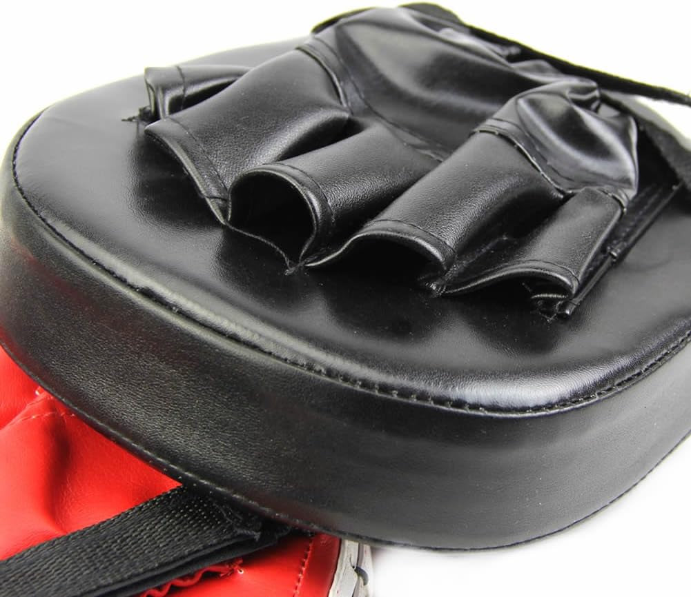 Mitt MMA Karate Combat Boxing Training Thai Kick Focus Target Punch Pad Glove (Black)
