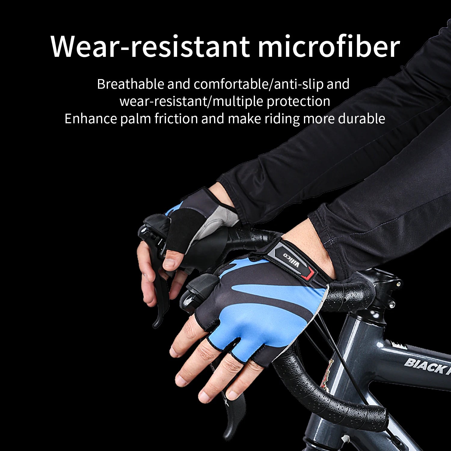 Half Finger Cycling Gloves Summer Bicycle Gloves Shock-Absorption Breathable Mountain Bike MTB Gloves Cycling Accessories