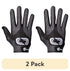 (2 Pack)  | Epic Football Receiver Gloves with Silicone Grip | Youth | Small/Medium | Black