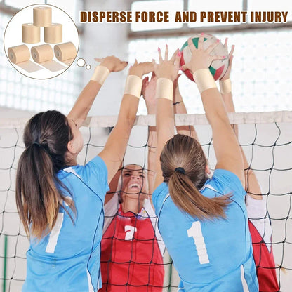 4 Rolls OK TAPE Pre Wrap Athletic Tape Foam,Underwrap Tape Sports Foam,Underwrap Bandage Athletic for Ankle Wrists Knees Sports