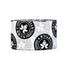 Scary Sticky Premium Athletic Tape, Ultra-Sticky Thumb, Finger & Wrist Tape for Weightlifting, Hook Grip & Cross Workout, Cotton, Latex-Free, 10 Yards, White & Black, 1 Roll