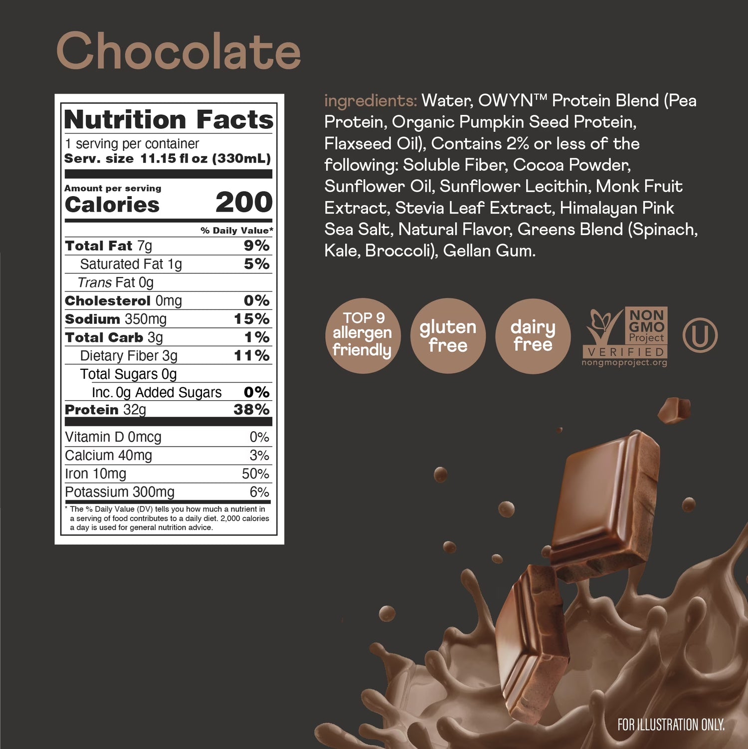 (12 Pack)  32G Pro Elite Chocolate Flavored Protein Shake - 11.15 Fl Oz, 4 Count