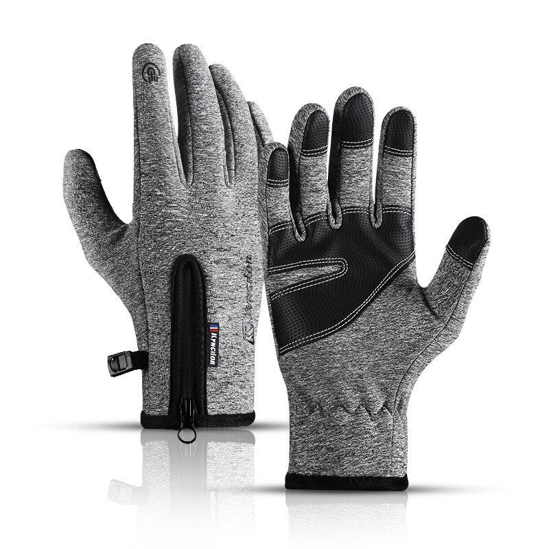Winter Cycling Gloves Touch Screen Windproof Warm Anti-Slip Gloves for Men Women