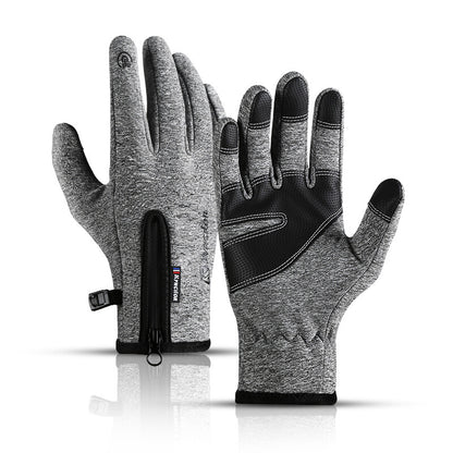 Winter Cycling Gloves Touch Screen Windproof Warm Anti-Slip Gloves for Men Women