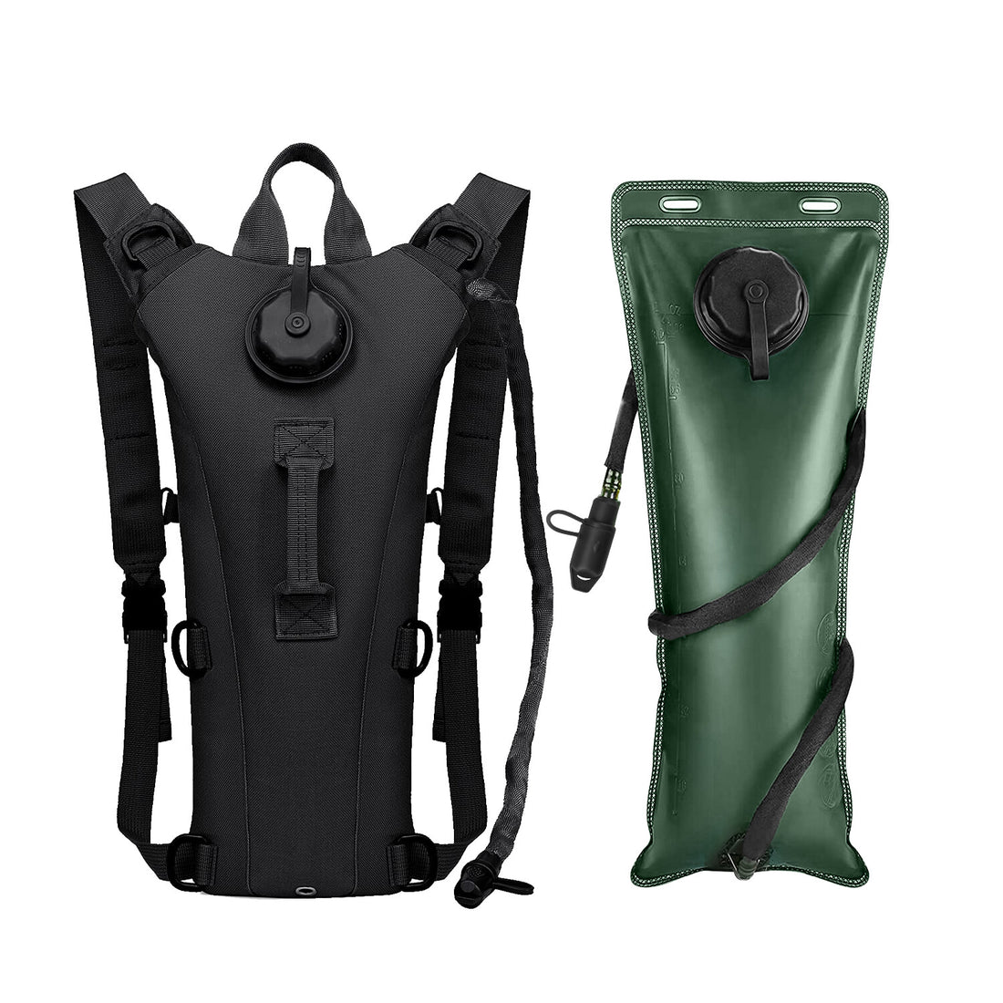 Cycling Hydration Bladder - 3L Leakproof Water Bag for Backpacks (BPA Free) USA