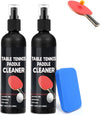 200Ml Table Tennis Paddle Cleaner Spray and Table Tennis Rubber Cleaner Sponge - Strips Impacted Residue and Increases Spin and Control - Transparent | 2 Sprays & Sponge, Cleans Dirt & Grease, Extends Rubber Life, Increases Spin and Control,Simple Application,Ideal for Players
