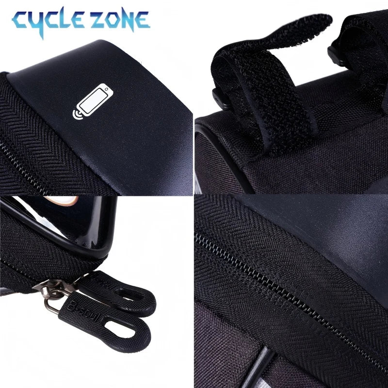 Mountain Bicycle Bag Touch Screen Cycling Handlebar Phone Holder Bag Bike Bags Bicycle Phone Storage Bags Cycling Accessories