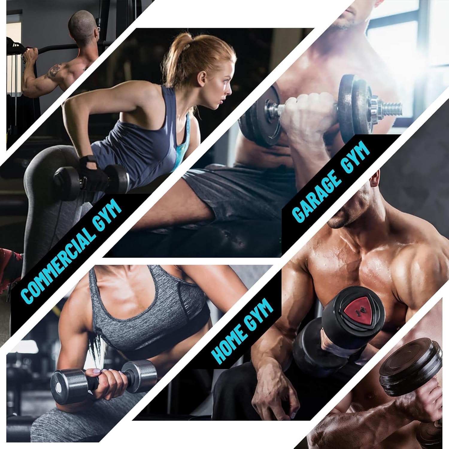 Roliwils 225LB Dumbbell Spotter Hooks (Pair) - Reduced Noise, Anti-Scratch | Shoulder/Chest Press Support | Easy Solo Use | for All Fitness