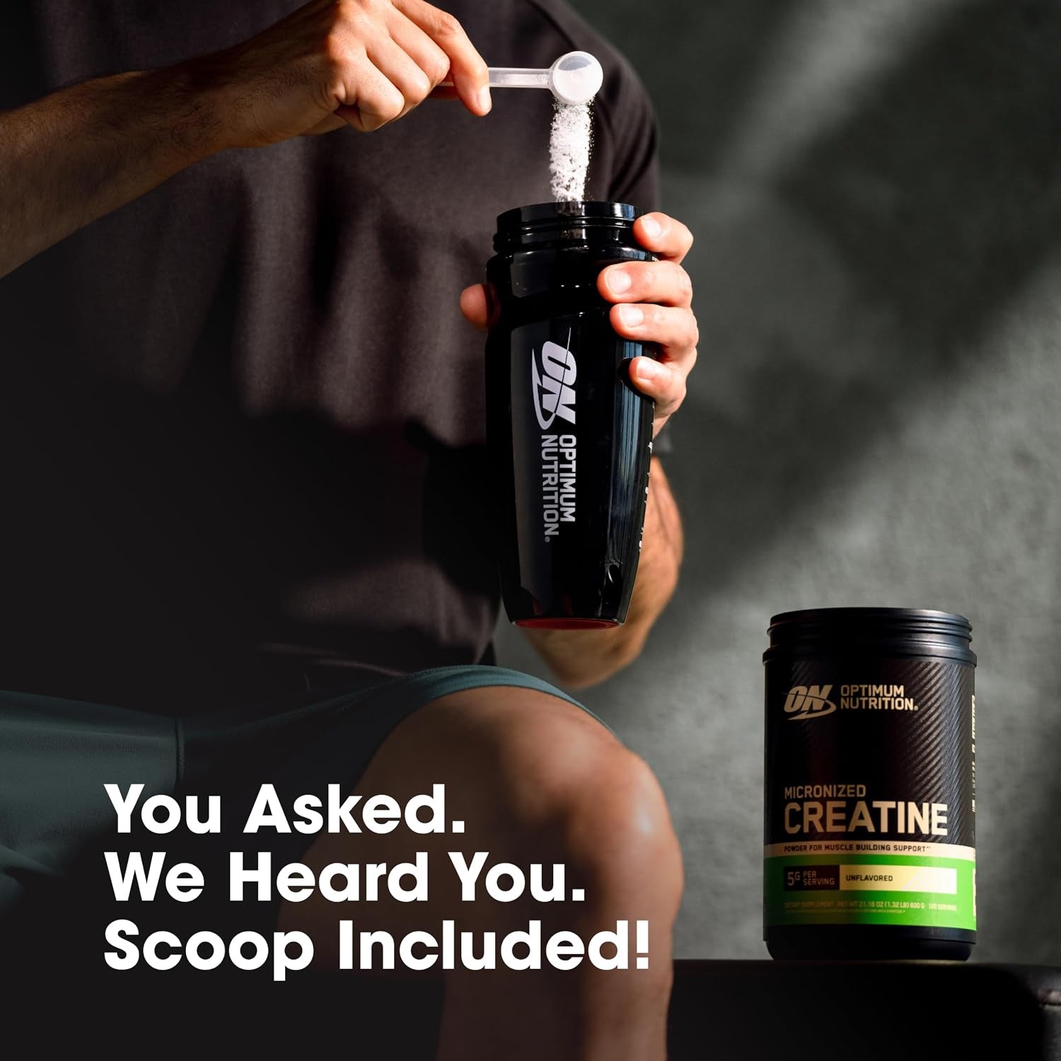 Creatine, Micronized Creatine Monohydrate Powder, Supports Strength & Recovery, Banned Substance Tested, Unflavored, 5 G per Serving, 120 Servings | 5G Micronized Creatine Monohydrate Powder per Serving, Supports Muscle Strength & Power, Easy Mixing, Banned Substance Tested