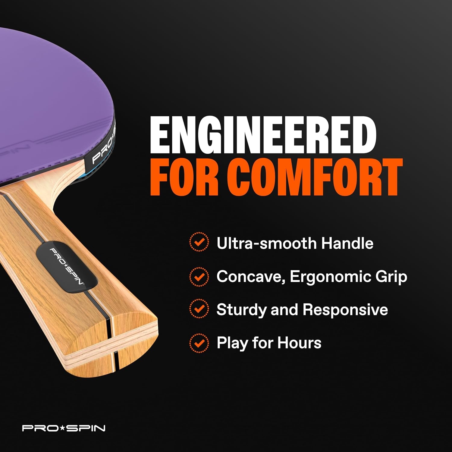Ping Pong Paddles - High-Performance Set with Premium Table Tennis Rackets, 3-Star Ping Pong Balls, Compact Storage Case | Professional Quality Ping Pong Paddle Set | Indoor & Outdoor Games