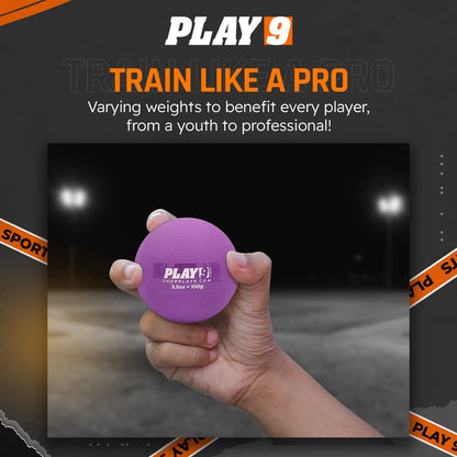 Weighted Baseball Training Balls Set of 6 Plyo Balls for Skill Development