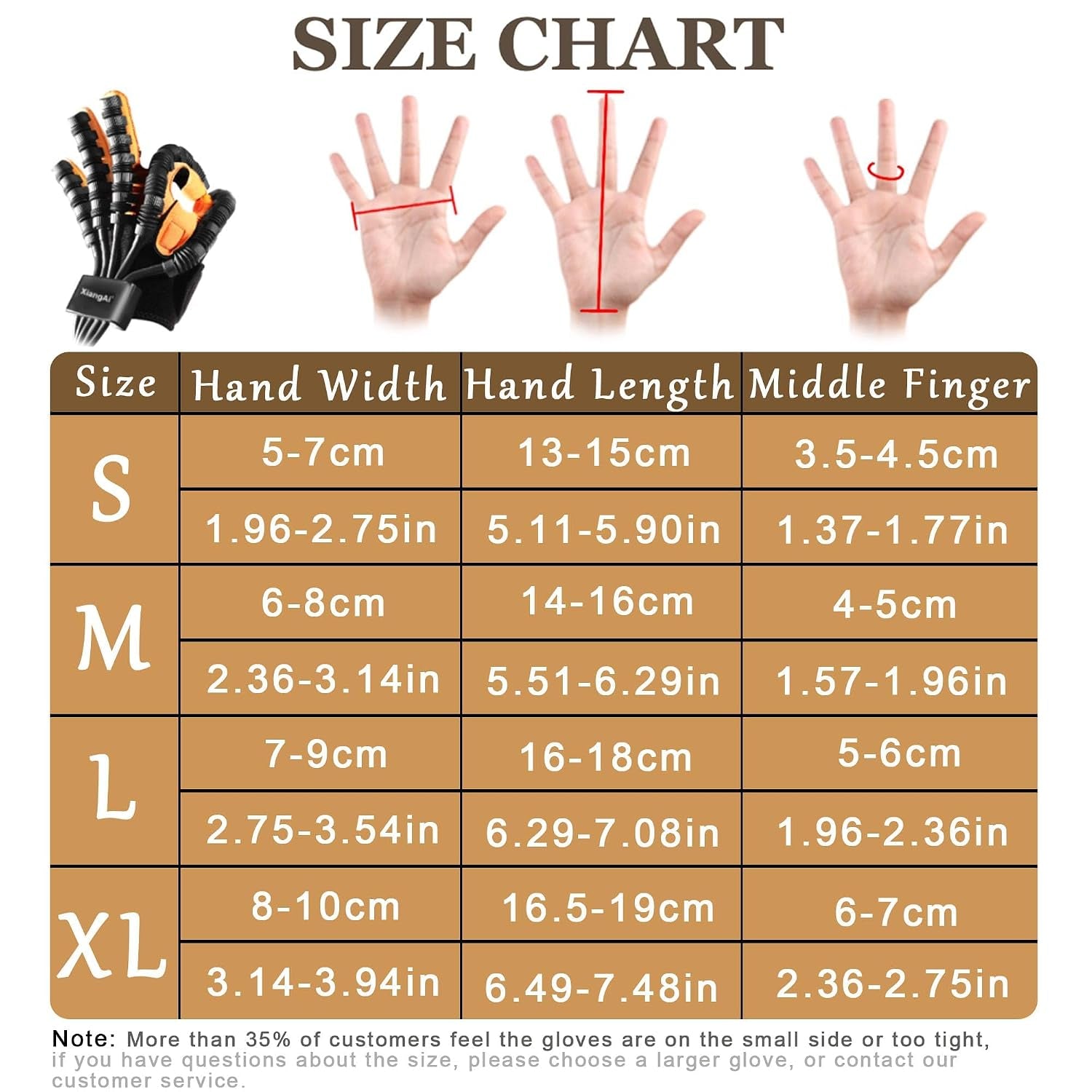 Rehabilitation Robot Gloves for Hand Hemiplegia Stroke Recovery, Finger Rehab Robotic Glove Strokes Therapy Equipment, 4 Modes, 2600Mah Rechargeable, S/M/L/XL Sizes