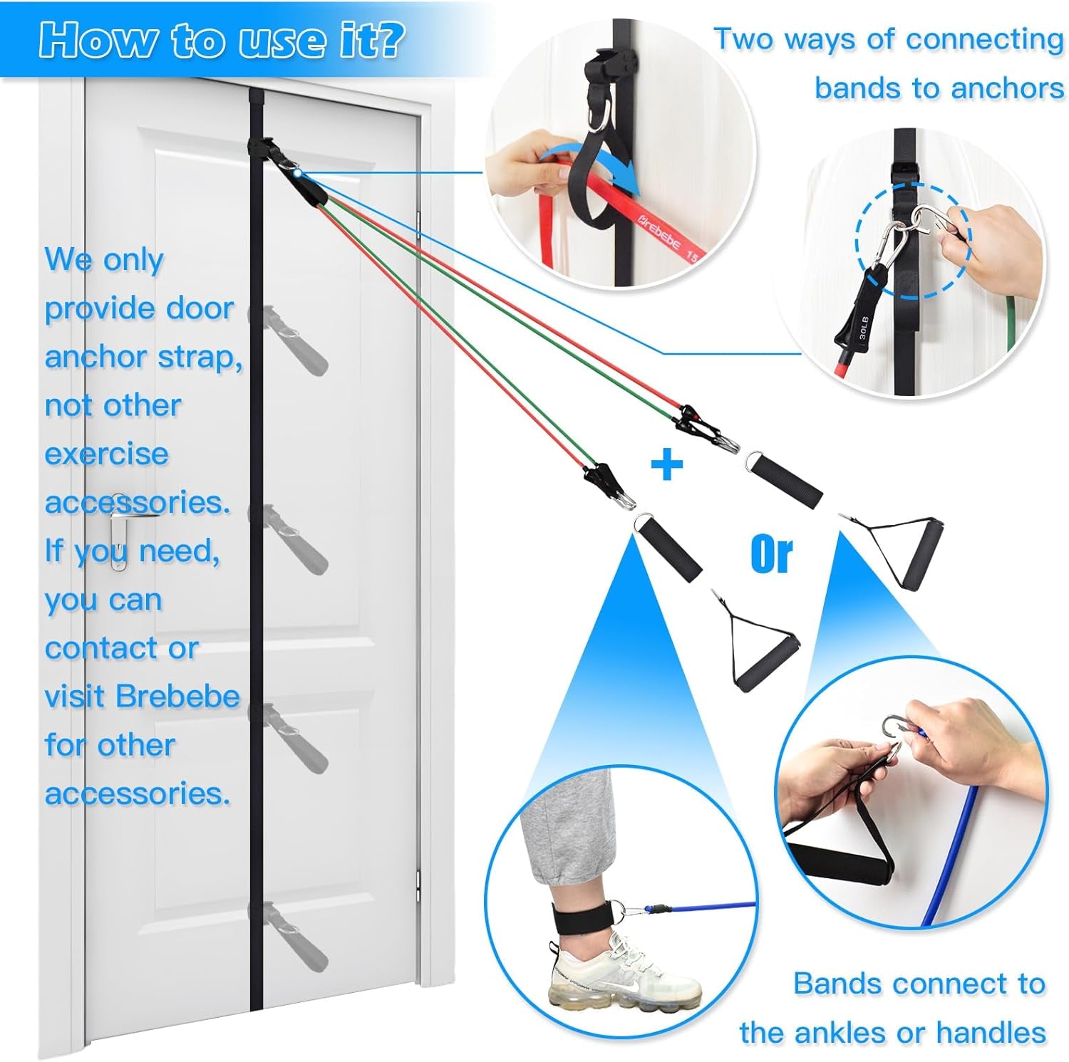 Door Anchor Strap for Resistance Bands…
