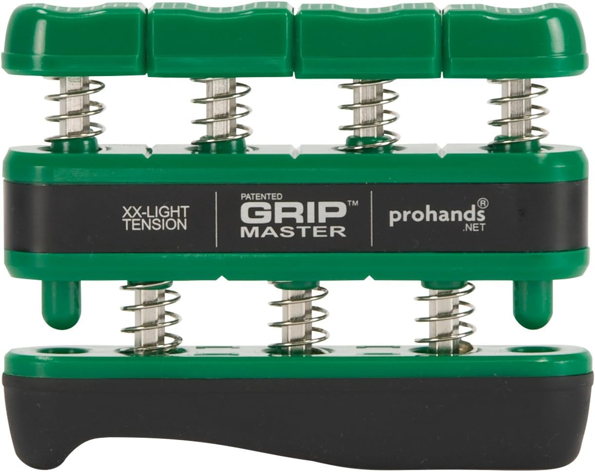 Gripmaster Hand Exerciser, Finger Exerciser (Hand Grip Strengthener), Spring-Loaded, Finger-Piston System, Isolate & Exercise Each Finger