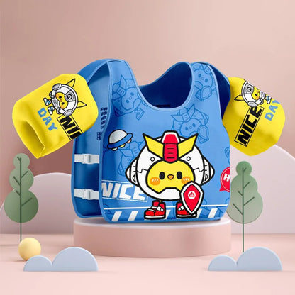 No Inflation Swim Vest Buoyancy Vest Swimming Ring Tube Swim Accessory for Water Sports Swimming Arm Ring Swim Pool Float