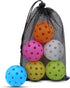 Pickleball Balls, 40 Holes Outdoor Pickleballs, High Elasticity & Durable Pickle