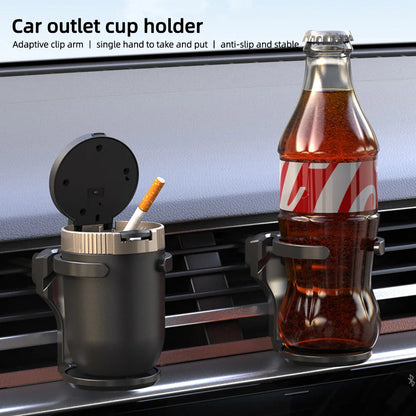 Foldable Car Air Vent Drink Cup Bottle Holder Water Bottle Holders Stands Cup Rack for Auto Car Truck Water Bottle Ashtray