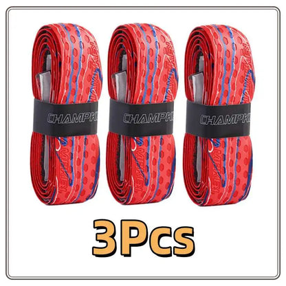 3Pcsx1M Bat Grip Tape for Baseball Absorbs Sweat Tennis Grip Racket Handle Grip PU Anti-Skid Overgrip Tape for Pickleball