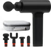 Powerboost Deep Tissue Percussion Massage Gun [2026 Version] - Handheld Massager| 6 Speeds| 5 Attachments| Carrying Case| Full Body Muscle Recovery & Pain Relief| Gift for Men & Women