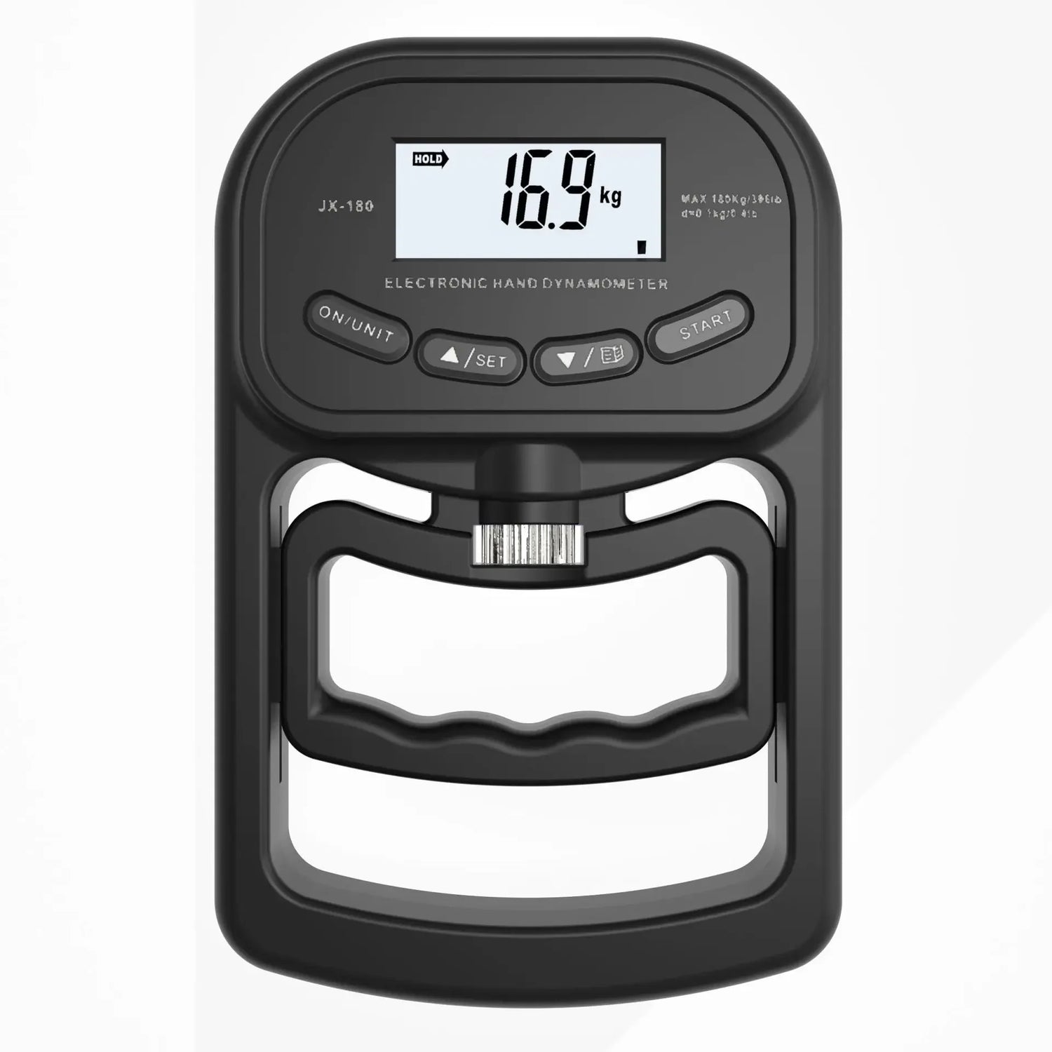 Grip Strength Tester Electronic Tester 396Lbs/180Kg Digital Dynamometer Grip Strength Meter USB LCD Screen Hand Grip Dynamometer