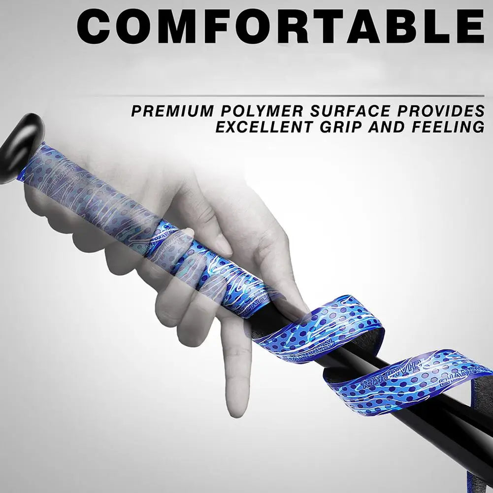 3Pcsx1M Bat Grip Tape for Baseball Absorbs Sweat Tennis Grip Racket Handle Grip PU Anti-Skid Overgrip Tape for Pickleball