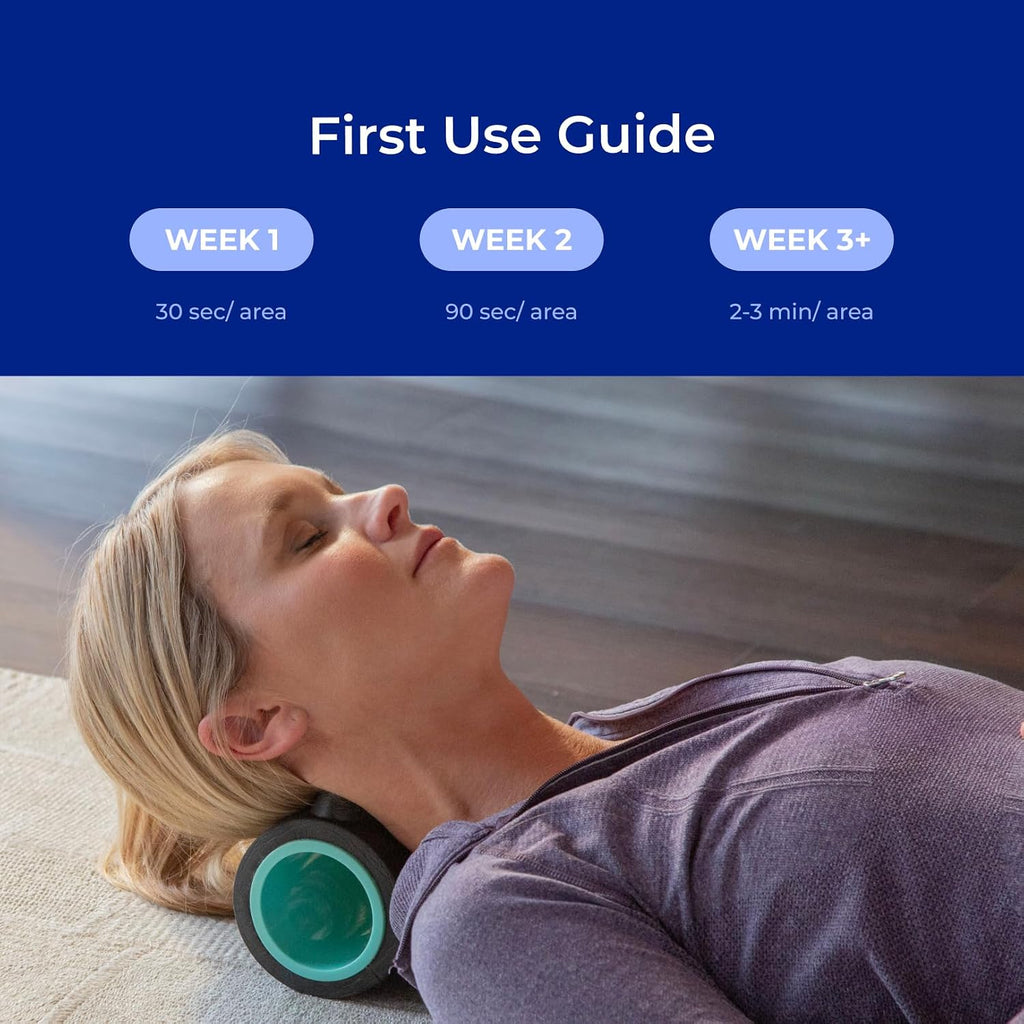 Wheel XR 4" Neck Wheel for Headache and Tension Relief, Mint | Neck Roller and Head Stretcher, Suboccipital Release Wheel, Tension Headache Massager, 4 Inch