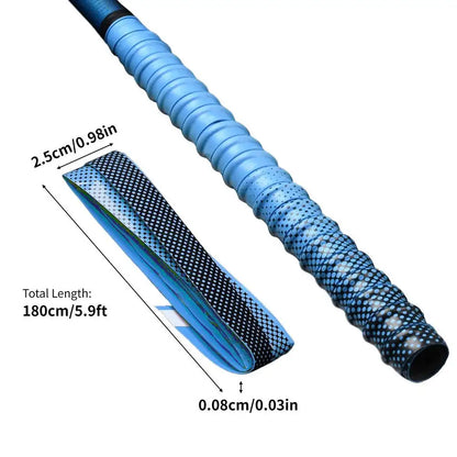 1.8M Anti-Slip Fishing Rod Sweatband Colorful Badminton Racket Grip Tape Bicycle Handle Anti-Slip Band Fishing Accessories