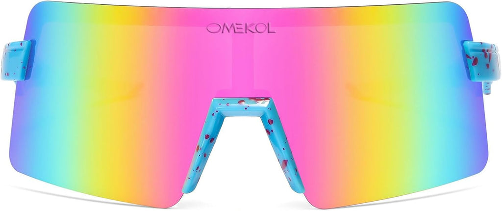 Two Sizes for Adults and Youth Polarized Sunglasses Men Women Outdoor Sport Baseball Glasses UV400 Cycling Eyewear