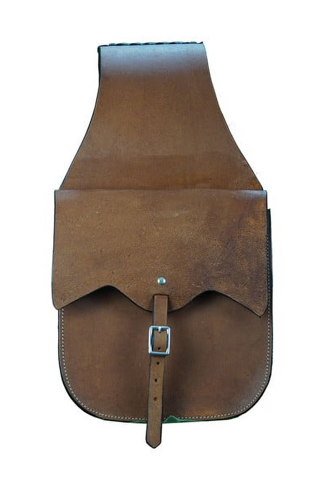 Tan Roughout Saddle Bag